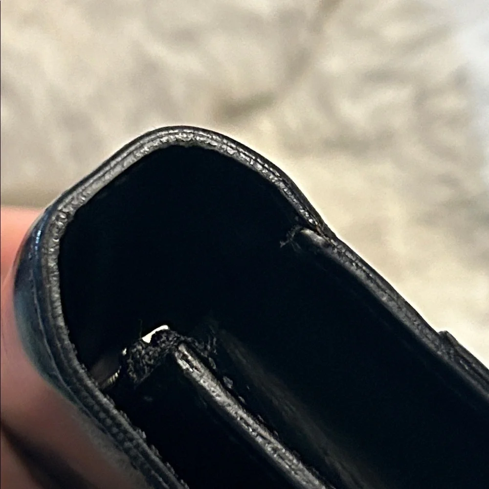 Dunhill Black Leather clutch with wallet